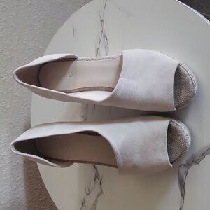 Vince. Sonora Suede Asymmetrical Wedge Espadrilles